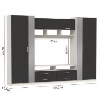 ШМЦ Вена  91.01 с зеркалом в Игарке - mebel154.com
