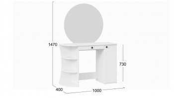 Стол туалетный «Соло» Тип 1 в Игарке - mebel154.com