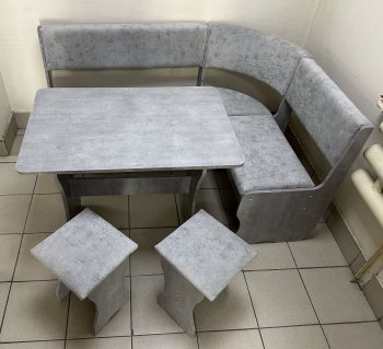 Кухонный уголок Миссия V велюр (сириус) в Игарке - mebel154.com
