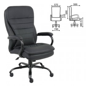 Кресло офисное BRABIX Heavy Duty HD-001 в Игарке - mebel154.com