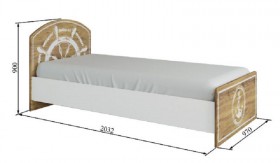 Кровать 900 КРД 900.1 Юнга в Игарке - mebel154.com