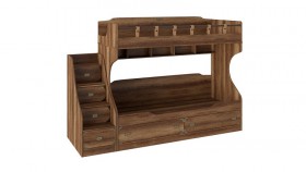 Кровать двухъярусная с приставной лестницей Навигатор в Игарке - mebel154.com