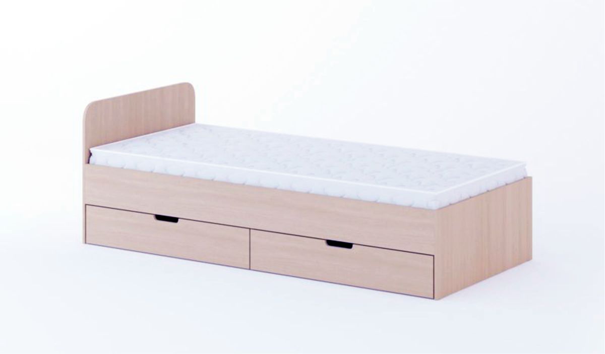 Кровать с ящиками Фиджи в Игарке - mebel154.com