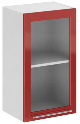 Олива ПС 300 шкаф верхний стекло в Игарке - mebel154.com