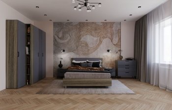 Спальный гарнитур Борнео в Игарке - mebel154.com