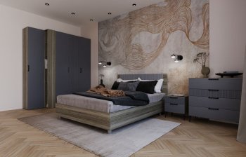 Спальный гарнитур Борнео в Игарке - mebel154.com