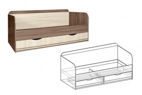 Сенди кровать с ящиками в Игарке - mebel154.com