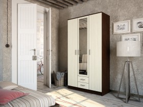 Шкаф-для одежды Трио в Игарке - mebel154.com