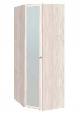 Шкаф для одежды угловой с зеркалом 56-2 Бриз в Игарке - mebel154.com