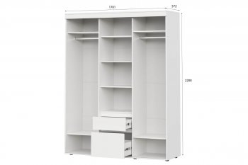 Шкаф-купе Одри 1.7м в Игарке - mebel154.com