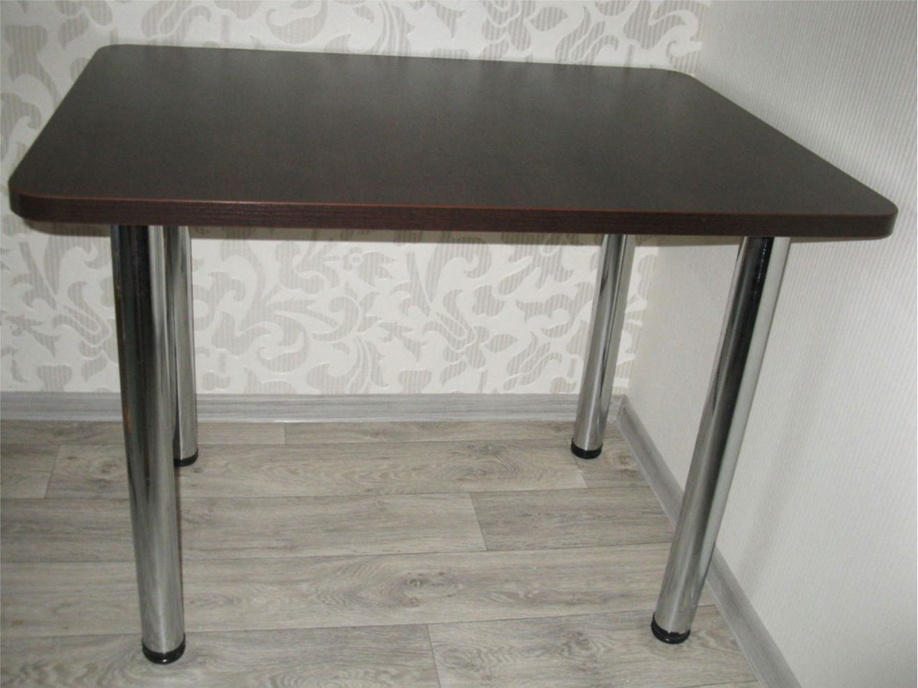 Обеденный стол Хром 11 в Игарке - mebel154.com